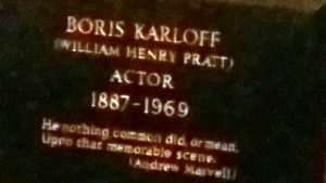 7 Horror stars Memorialised in Actors Church in Covent Garden 2