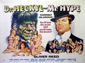 Actor Oliver Reed film Dr Heckyl and Mr Hype