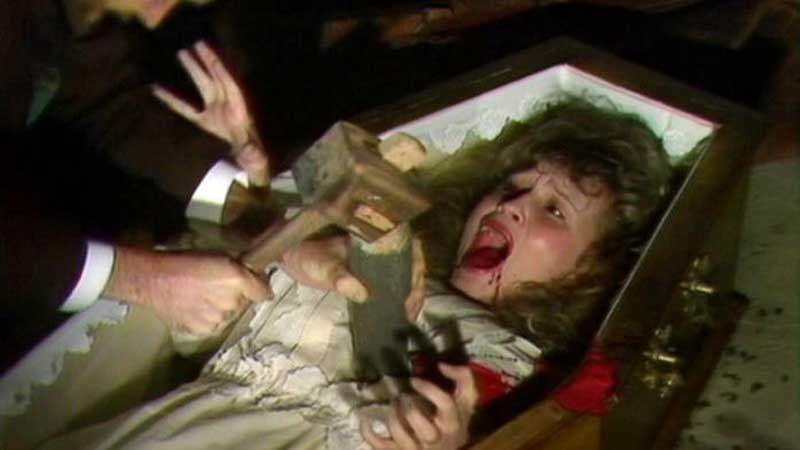 Top 5 Nastiest and Goriest Scenes from Dracula Novel 1 Lucy staked in Dracula, one of its most gory and violent scenes from the novel.
