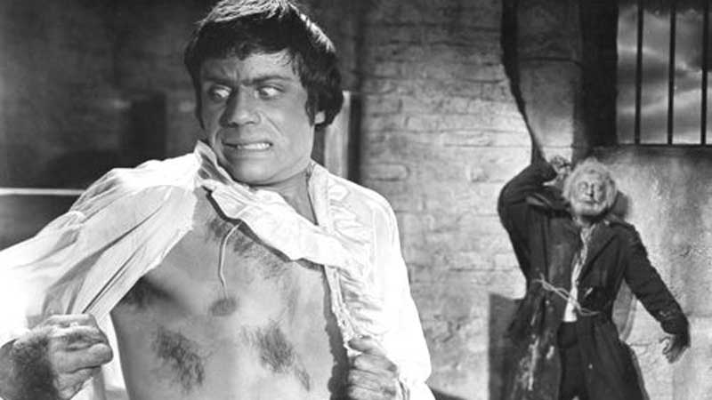 Young Oliver Reed in Curse of the Werewolf