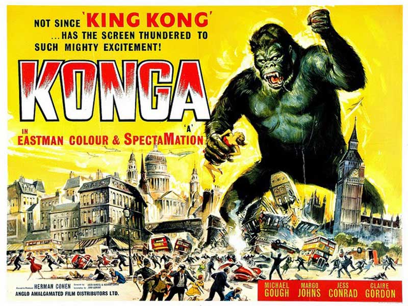 Konga 1961 REVIEW 2 Konga 1961, British Giant Monster Mocies