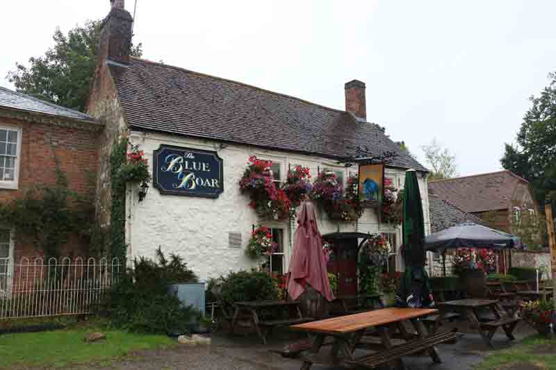 The Blue Hoof in Aldbourne was changed to The Cloven Hoof in The Daemons.