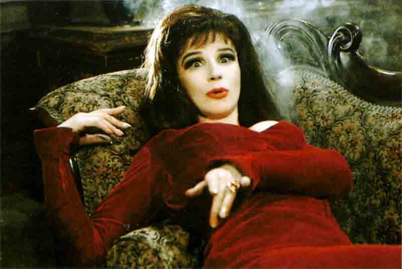 Fenella Fielding as Valera Watt in Carry on Screaming (1966).