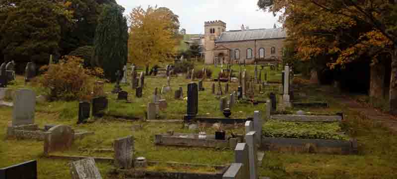 St Mary's Church, Newchurch-in-Pendle, is one of central to the Pendle Hill witches story - Lancashire graveyards