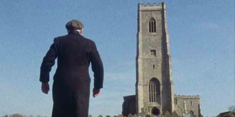 Scene from Warning to the Curious, Happisburgh Church in Norfolk