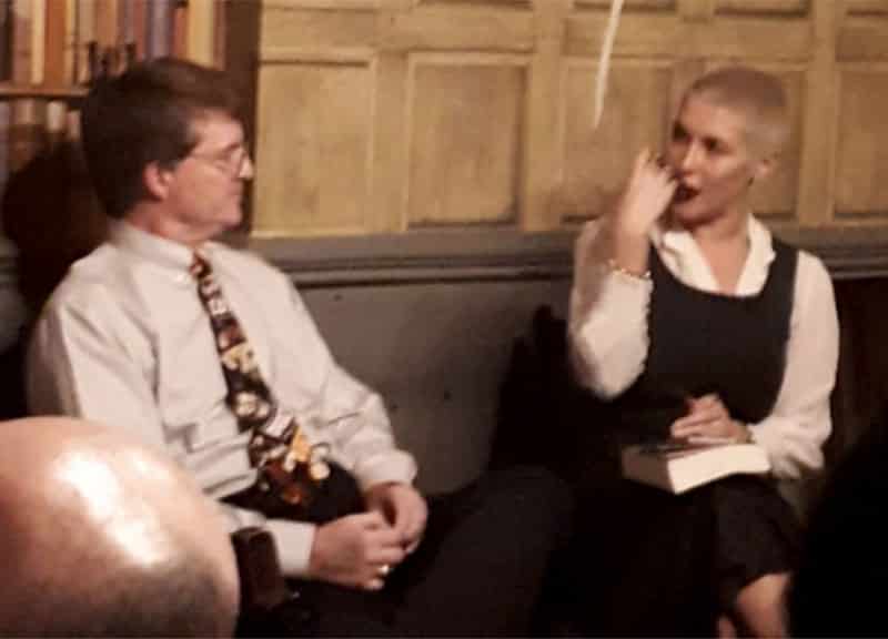 Dr Kaja Franck interviews author Dacre Stoker about Dracul at the Spooky Isles London Launch on 20th October 2018