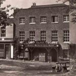 An old photograph of The Flask in Highgate, one of London's most haunted pubs