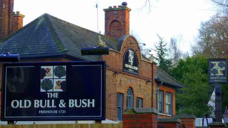 The Old Bull and Bush is a much loved pub in Hampstead, London, not only for its friendly atmosphere but it's history of hauntings!