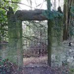 One of the strange gateways to nowhere in Grange-over-Sands in Cumbria, England