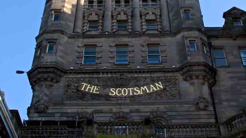 The Scotsman Hotel in Edinburgh