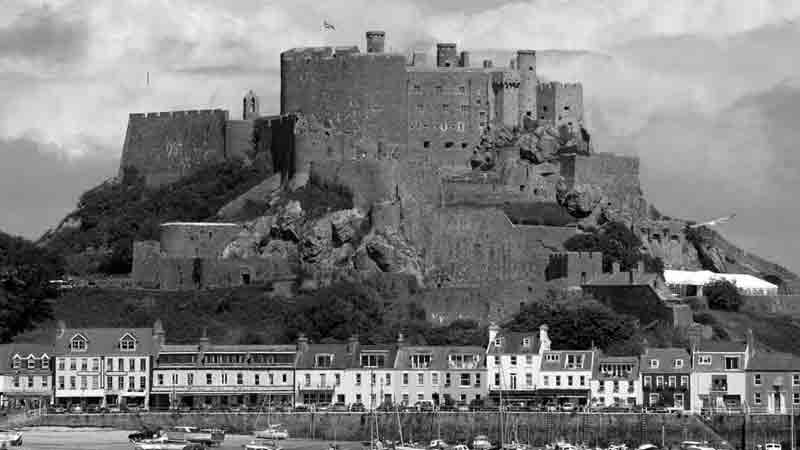 Gorey Castle in Jersey