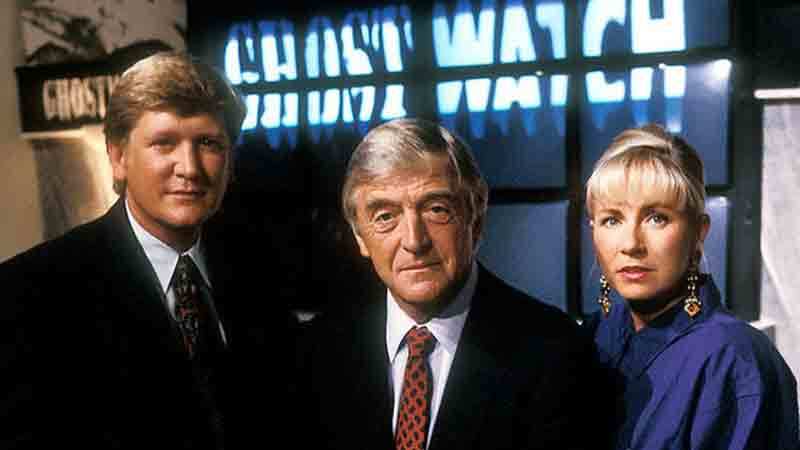 BBC personalities Mike Smith, Michael Parkinson and Sarah Greene played themselves in Ghostwatch.