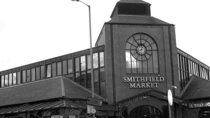 Smithfield Market in Belfast.