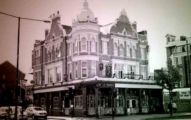 The haunted Thomas A Becket Pub on the Old Kent Road in South London.