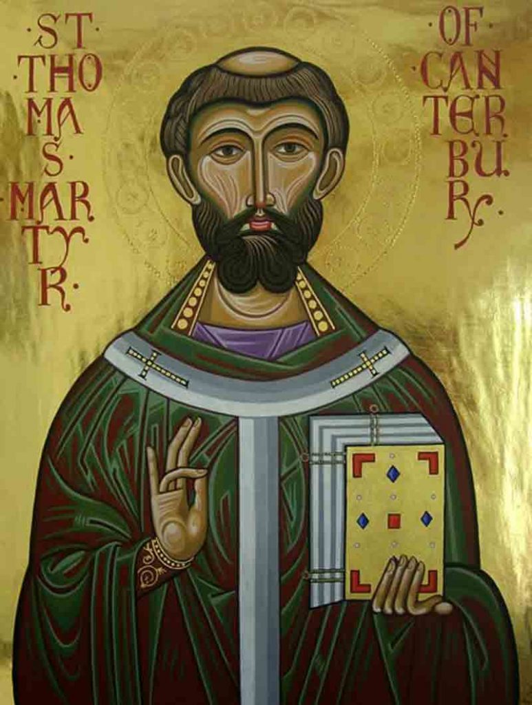 The Thomas A Becket was named after Saint Thomas Becket, whose followers would pass by the area of the pub when making pilgrimage to Canterbury where he was murdered.