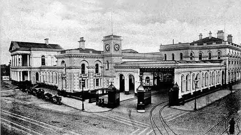 York Road Railway Station in Belfast.