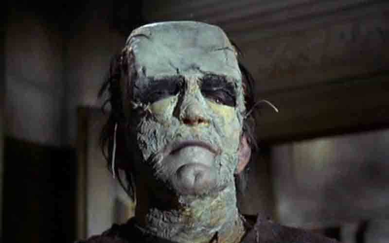 Kiwi Kingston as the creation in The Evil of Frankenstein 1964