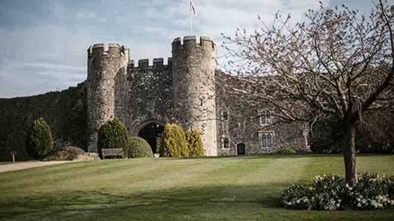 Emily haunts Amberley Castle Hotel, along with a range of other spectres.