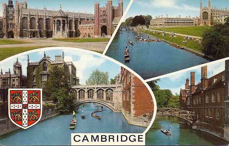 Cambridge postcard