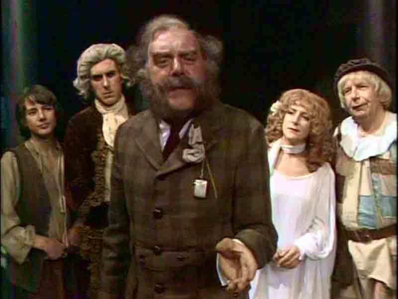 Freddie Jones played  Sir George Uproar in Granada’s The Ghosts Of Motley Hall (1976-78).