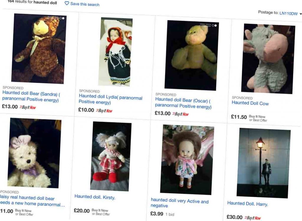 Haunted Dolls on Ebay