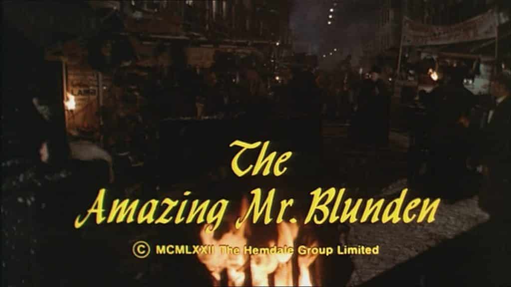 BEFORE: Opening scene as seen on the earlier DVD release of The Amazing Mr. Blunden (1972) (click image to expand)