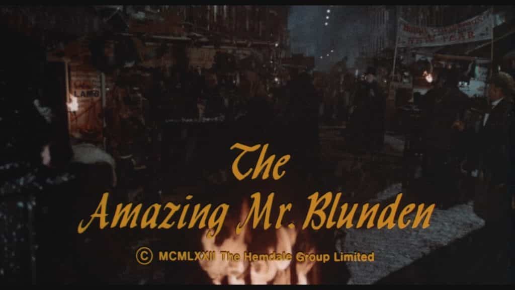  AFTER: Opening scene as seen on Second Sight's restored Blu-ray release of The Amazing Mr. Blunden (1972)