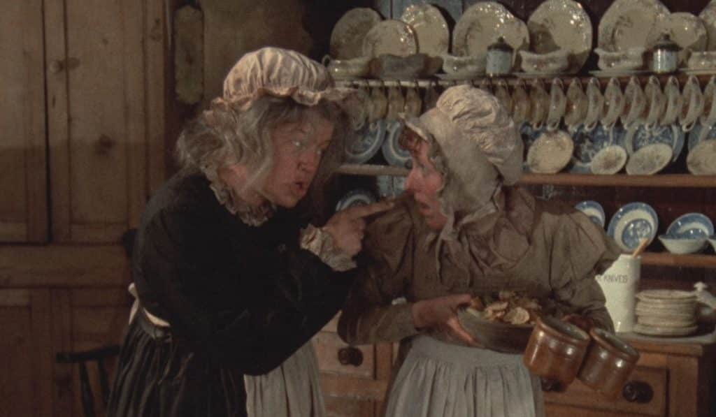 Diana Dors and Deddie Davies in The Amazing Mr. Blunden (1972)