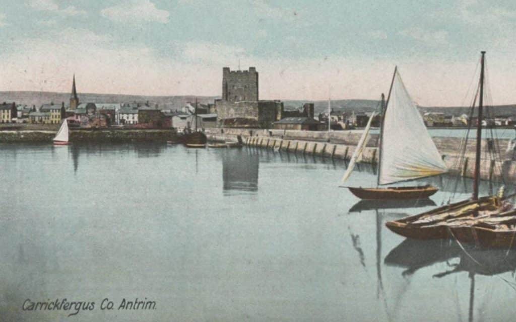 Carrickfergus, with the castle in the background