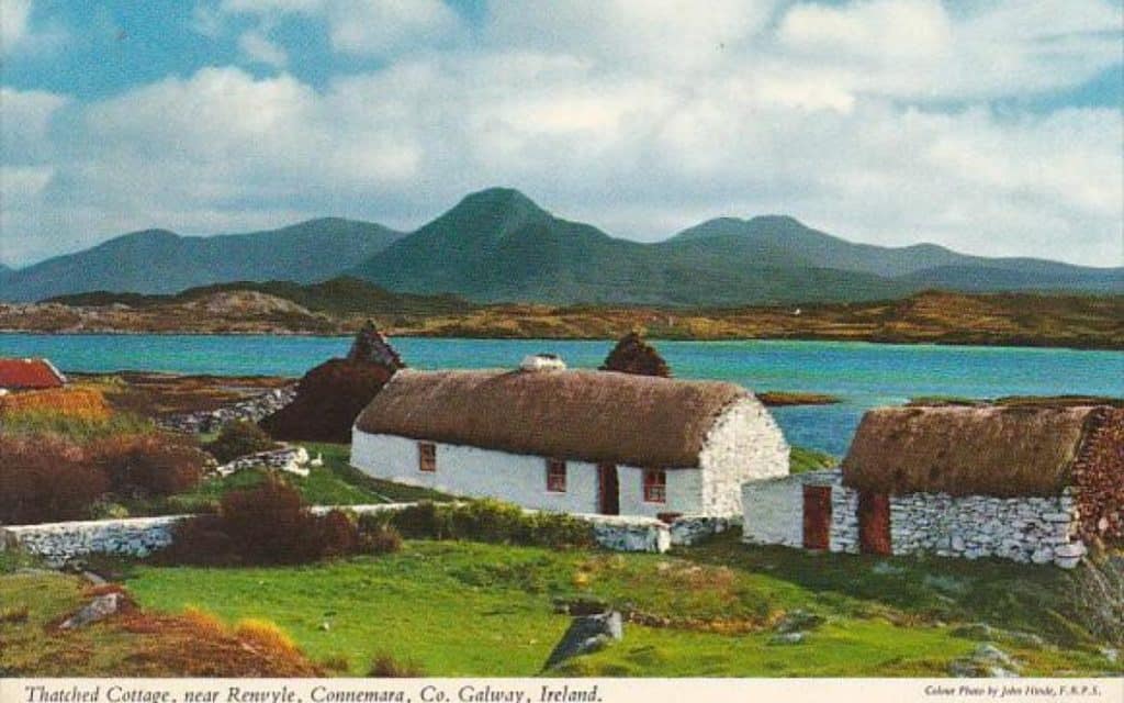 Thatched cottage in County Galway