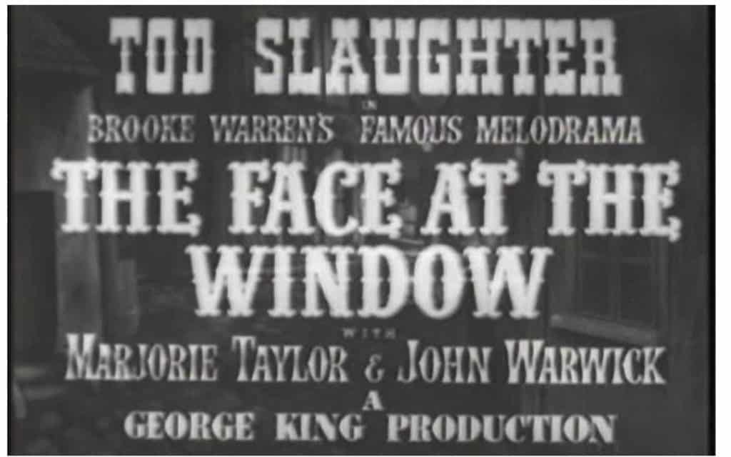 Title screen for The Face at the Window 1939.