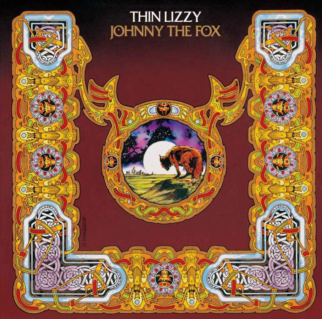 Johnny the Fox, Thin Lizzy, designed by Jim Fitzpatrick