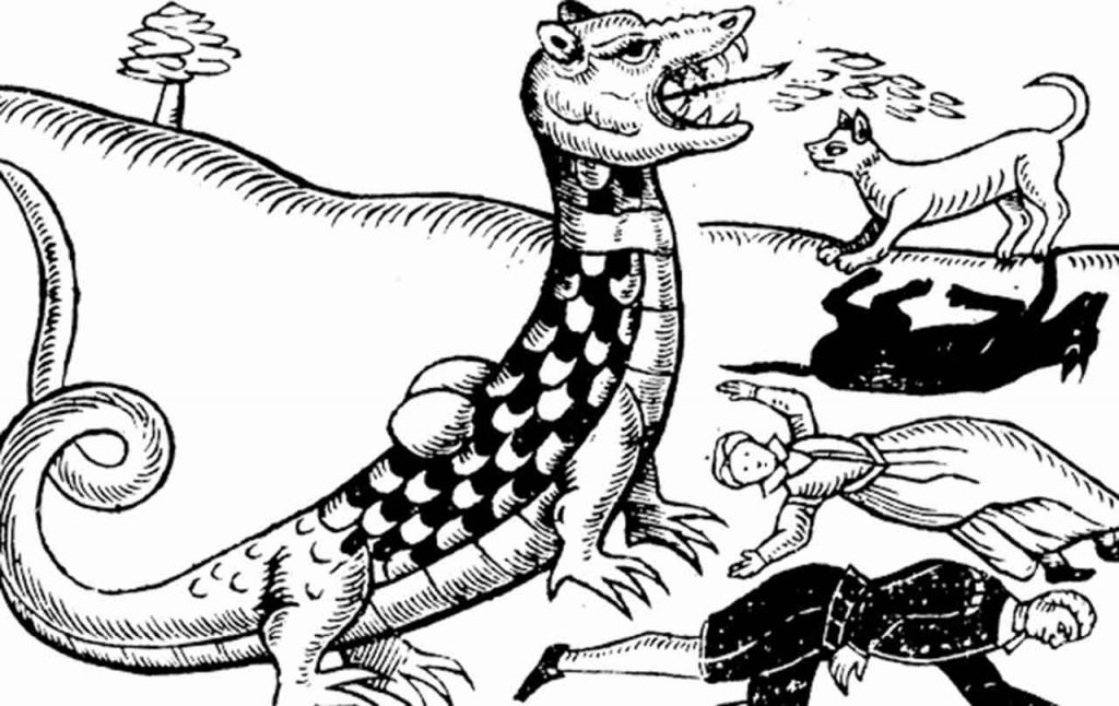 The St Leonards Dragon, as seen in 1614