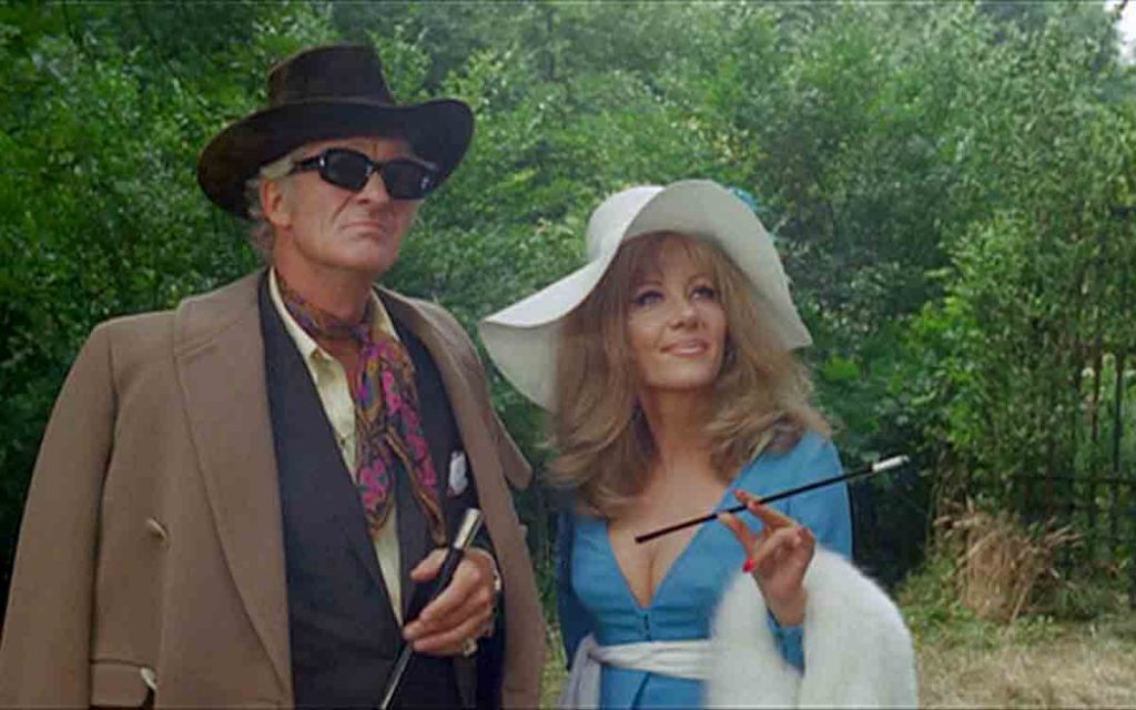Ingrid Pitt and Jon Pertwee in The House that Dripped Blood (1971).