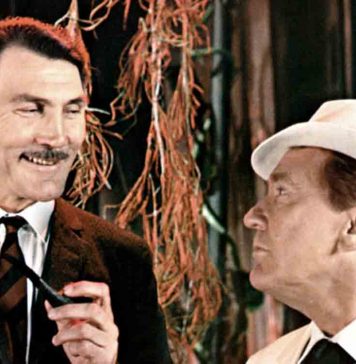 Jack Palance and Burgess Meredith in Torture Garden 1967