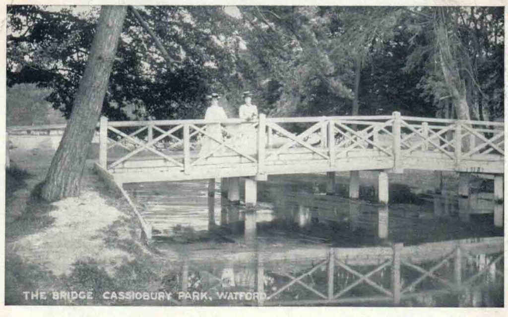 The Bridge in Cassiobury Park in Watford