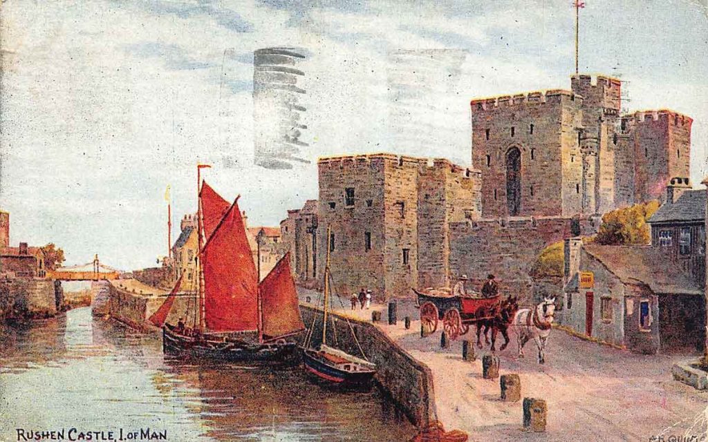 Castle Rushen on the Isle of Man.