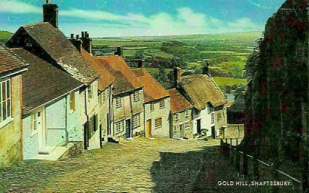 Gold HIll in Shaftesbury, England