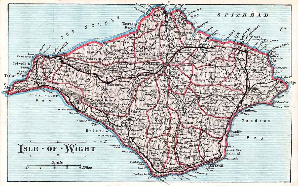 Isle of Wight Map