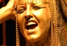 Dolores O’Riordan in the video for The Cranberries' Zombie