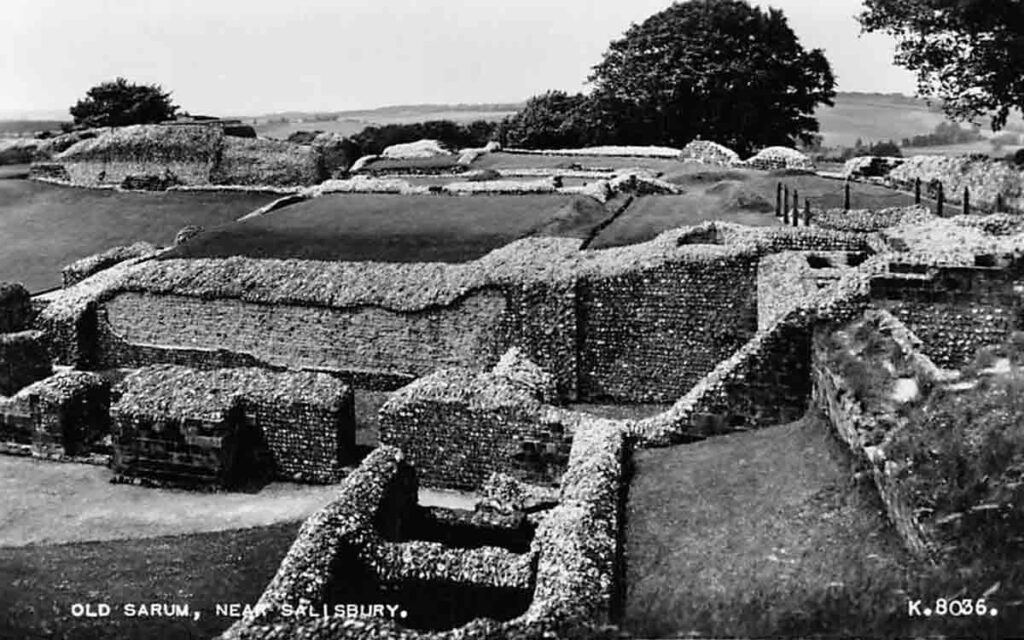 Old Sarum Postcard