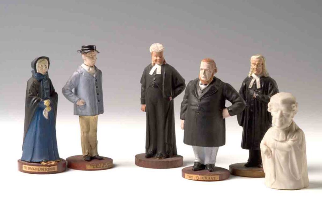 The now rare Tichborne trial figurines