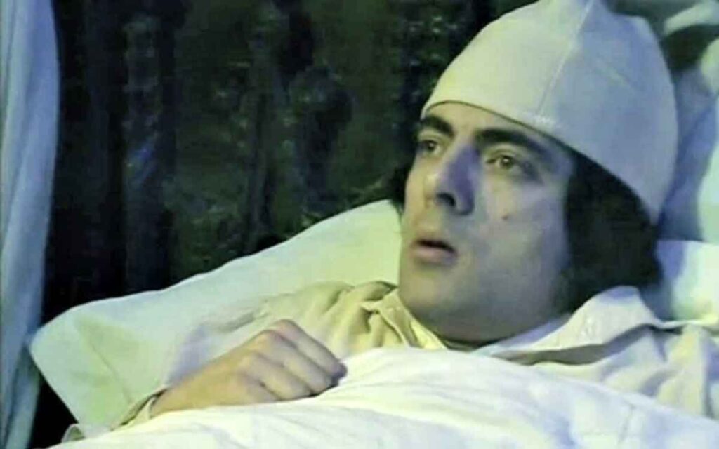 Rowan Atkinson in Blackadder's Christmas Carol