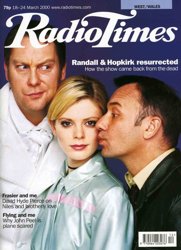 Randall and Hopkirk (Deceased) on the front of Radio Times in March 2000