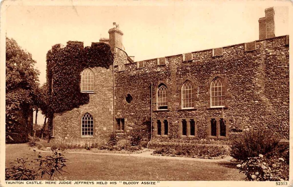 Taunton Castle: Here Judge Jeffreys held his "Bloody Assine"
