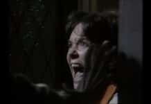 Pamela Franklin under threat in the Thriller episode, Screamer (1975)