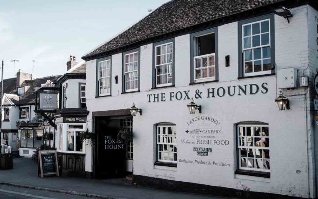 Fox and Hounds Pub in Lyndhurst, New Forest