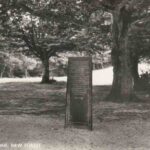 The Rufus Stone, a memorial to King William II, in New Forest