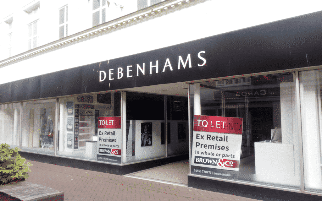 Debenhams in King's Lynn