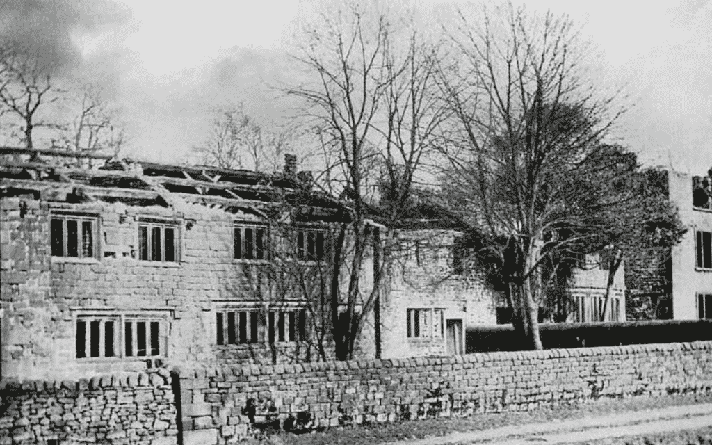 Wycoller Hall around 1900.
